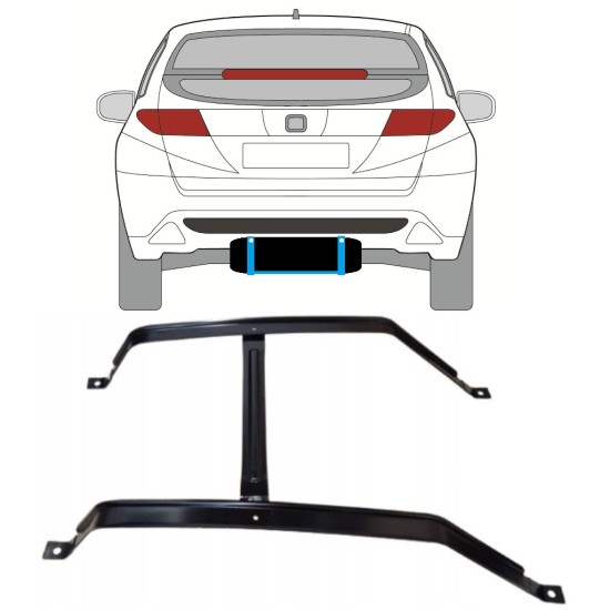 Cleme rezervor combustibil pentru Honda Civic 2005-2011 15042 Cleme rezervor combustibil pentru Honda Civic 2005-2011 15042