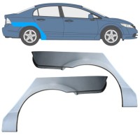 Reparație aripă spate pentru Honda Civic 2005-2011 / Stânga+Dreapta / SEDAN / Set 16766