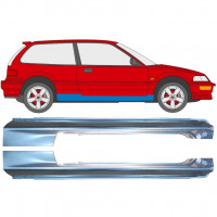 Prag complet pentru Honda Civic 1987-1991 / Stânga+Dreapta / Set 9537