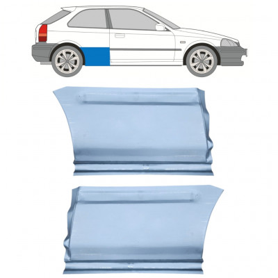 Reparație aripă spate pentru Honda Civic 1995-2001 / Stânga+Dreapta / Set 9800