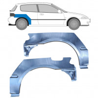 Reparație aripă spate pentru Honda Civic 1991-1995 / Stânga+Dreapta / Set 10424