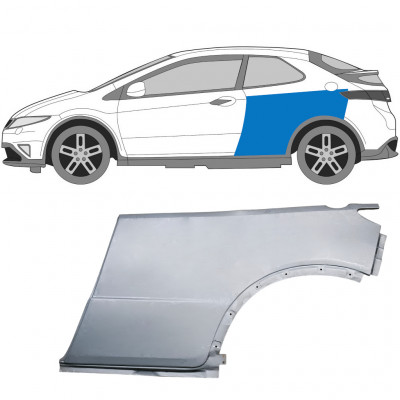 Reparație aripă spate pentru Honda Civic 2005-2011 / Stânga 6637