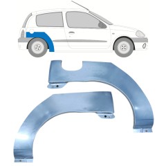 Reparație aripă spate pentru Renault Clio II 1998-2012 / Stânga+Dreapta / Set 9681