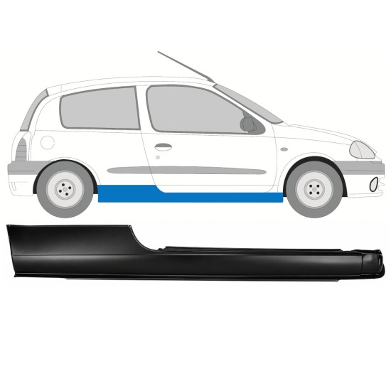 Prag complet pentru Renault Clio II 1998-2012 / Dreapta 17162