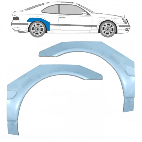 Reparație aripă spate pentru Mercedes CLK 1997-2003 / Stânga+Dreapta / Set 9174