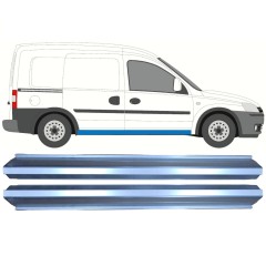 Reparație prag pentru Opel Combo C 2000-2010 / Stânga = Dreapta (simetric) / Set 10281