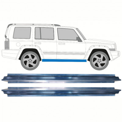 Reparație prag pentru Jeep Commander 2005-2010 / Stânga = Dreapta (simetric) / Set 10061