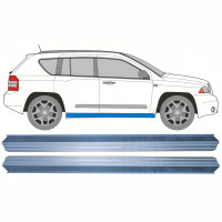 Reparație prag pentru Jeep Compass 2006-2017 / Stânga = Dreapta (simetric) / Set 10107