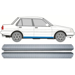 Reparație prag pentru Toyota Corolla E8 1983-1988 / Stânga+Dreapta / Set 9883