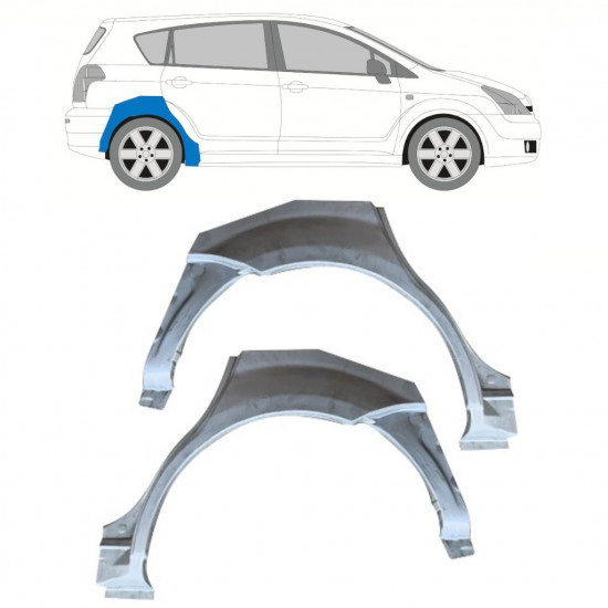 Reparație aripă spate pentru Toyota Corolla Verso 2004-2009 / Stânga+Dreapta / Set 9912