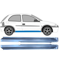 Prag complet pentru Opel Corsa B 1993-2001 / Stânga+Dreapta / Set 9673