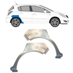Reparație aripă spate pentru Opel Corsa D 2006-2015 / Stânga+Dreapta / HATCHBACK / Set 14577