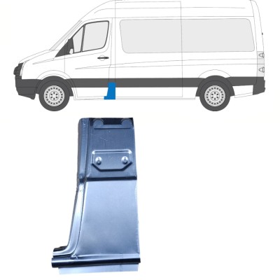 Segment reparație stâlp pentru Volkswagen Crafter 2005-2017 / Stânga 13749
