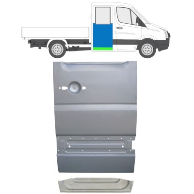 Reparație interior + exterior ușă spate pentru Volkswagen Crafter 2005-2017 / Dreapta / Set 14275