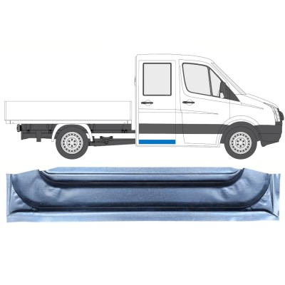 Reparație interioară ușă spate pentru Volkswagen Crafter 2005-2017 / Stânga = Dreapta (simetric) 13747