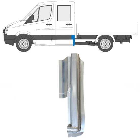 Reparație colț spate pentru Volkswagen Crafter 2005-2017 / Dreapta 15509