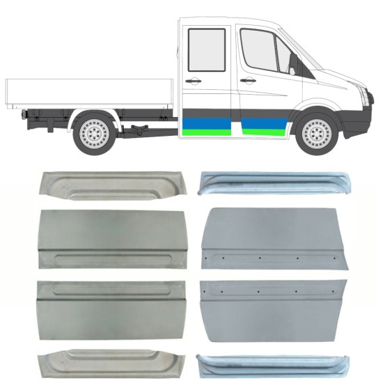Panou reparație ușă pentru Volkswagen Crafter 2005-2017 / Set 14483