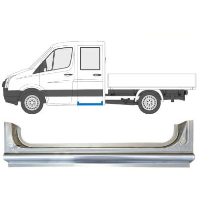 Reparație spate prag pentru Volkswagen Crafter 2005-2017 / Stânga 15519