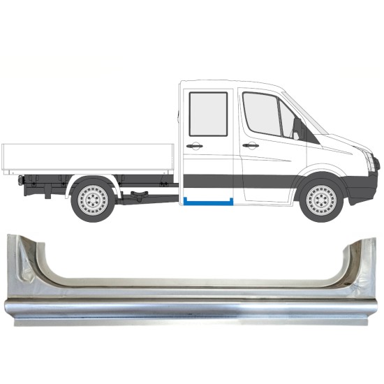 Reparație spate prag pentru Volkswagen Crafter 2005-2017 / Dreapta 15518
