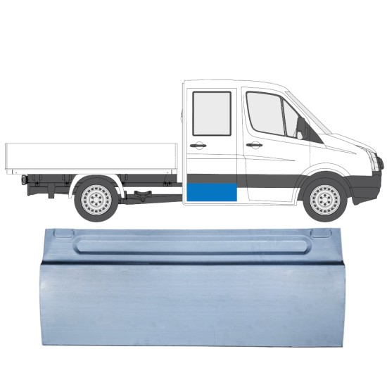 Reparație ușă spate pentru Volkswagen Crafter 2005-2017 / Stânga = Dreapta (simetric) 13665