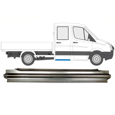 Reparație spate prag pentru Volkswagen Crafter 2005-2017 / Dreapta 15514