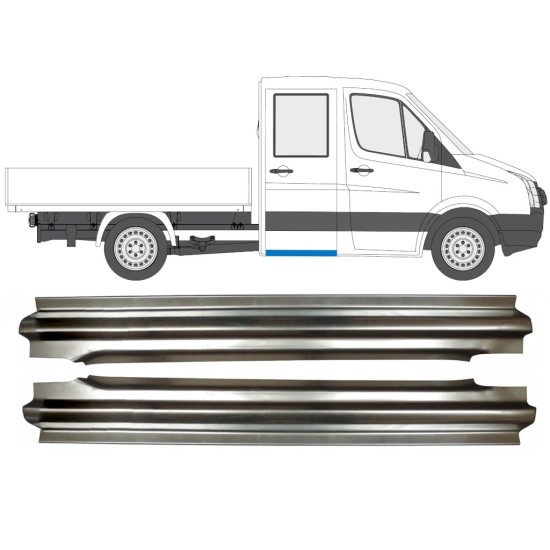 Reparație spate prag pentru Volkswagen Crafter 2005-2017 / Stânga+Dreapta / Set 15516