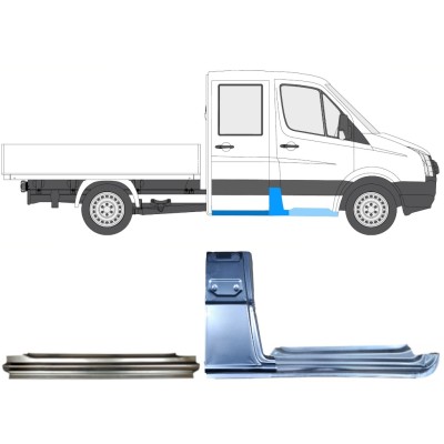 Set panouri de reparare pentru Volkswagen Crafter 2005-2017 / Dreapta / 15527