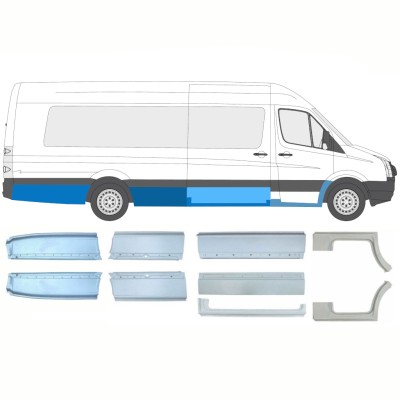 Set panouri de reparare pentru Volkswagen Crafter 2005-2017 / Stânga+Dreapta / 14495