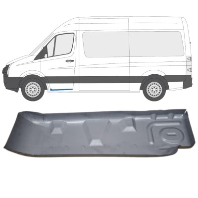 Podea treapta cabina stanga cu prag interior pentru Volkswagen Crafter 2005-2017 / Stânga 15543
