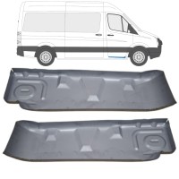Podea treapta cabina stanga cu prag interior pentru Volkswagen Crafter 2005-2017 / Stânga+Dreapta / Set 15544