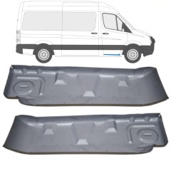 Podea treapta cabina stanga cu prag interior pentru Volkswagen Crafter 2005-2017 / Stânga+Dreapta / Set 15544