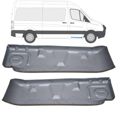 Podea treapta cabina stanga cu prag interior pentru Volkswagen Crafter 2005-2017 / Stânga+Dreapta / Set 15544