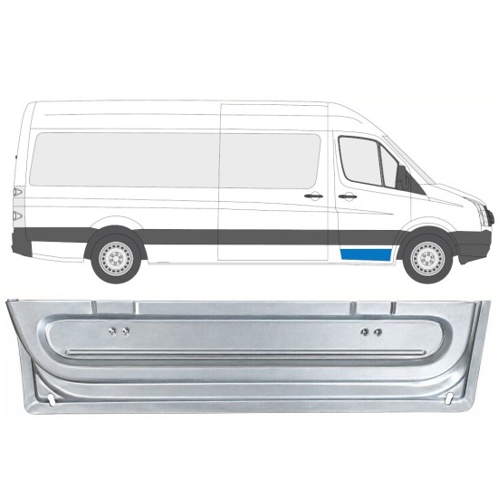 Reparație ușă față înaltă pentru Volkswagen Crafter 2005-2017 / Dreapta 17056