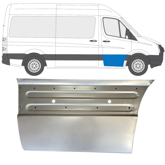 Reparație ușă față pentru Volkswagen Crafter 2005-2017 / Dreapta 15494