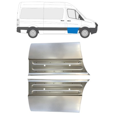 Reparație ușă față pentru Volkswagen Crafter 2005-2017 / Stânga+Dreapta / Set 15496