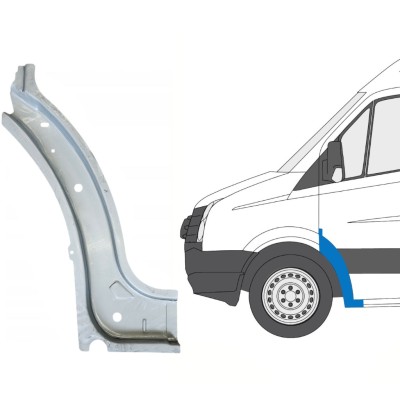 Reparație interior aripă față pentru Volkswagen Crafter 2005-2017 / Stânga 15499