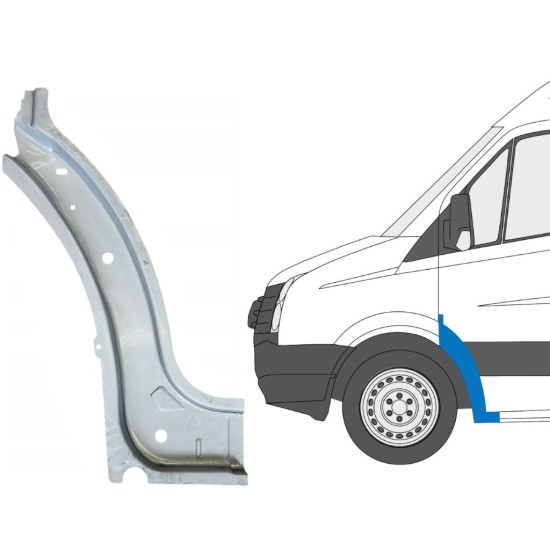 Reparație interior aripă față pentru Volkswagen Crafter 2005-2017 / Stânga 15499