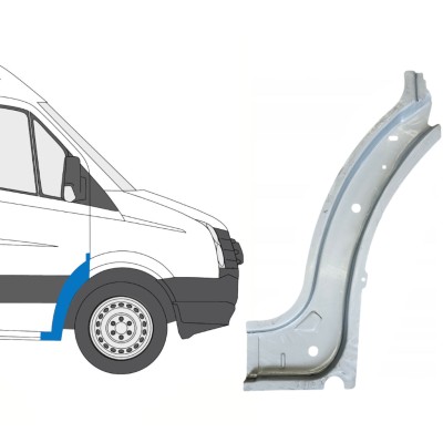 Reparație interior aripă față pentru Volkswagen Crafter 2005-2017 / Dreapta 15498