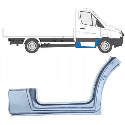 Reparație aripă față cu partea de prag pentru Volkswagen Crafter 2005-2017 / Dreapta 13838
