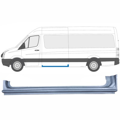 Reparație prag ușă glisantă pentru Volkswagen Crafter 2005-2017 / Stânga 13432