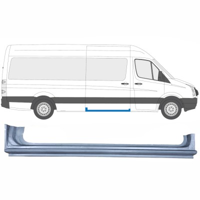 Reparație prag ușă glisantă pentru Volkswagen Crafter 2005-2017 / Dreapta 13437