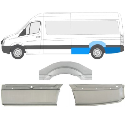 Reparație aripă spate pentru Volkswagen Crafter 2005-2017 / Stânga / Set 13944