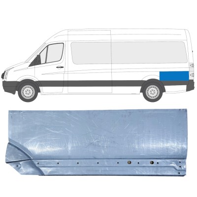 Reparație aripă spate partea din spate pentru Volkswagen Crafter 2005-2017 / Stânga 13895
