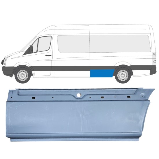 Reparație aripă spate pentru Volkswagen Crafter 2005-2017 / Stânga 13446