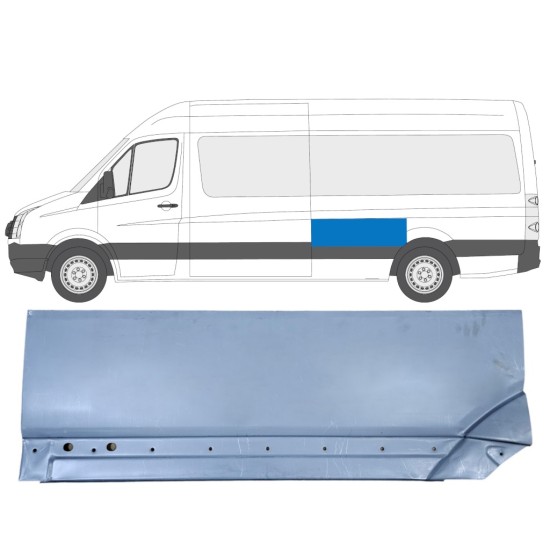 Reparație aripă spate pentru Volkswagen Crafter 2005-2017 / Stânga 13896