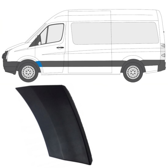 Bandou aripă față pentru Volkswagen Crafter 2005-2017 / Stânga 13987