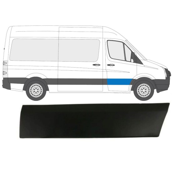 Bandou ușă față pentru Volkswagen Crafter 2005-2017 / Dreapta 13687