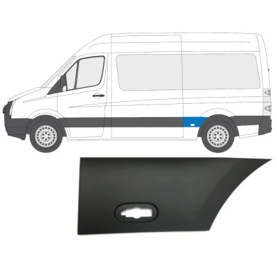 Bandou lateral aripă spate pentru Volkswagen Crafter 2005-2017 / Stânga 13823