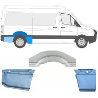 Reparație aripă spate pentru Volkswagen Crafter 2005-2017 / Dreapta / Set 13941