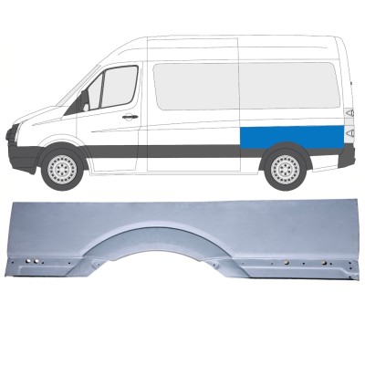Reparație mare aripă spate pentru Volkswagen Crafter 2005-2017 / Stânga 15510